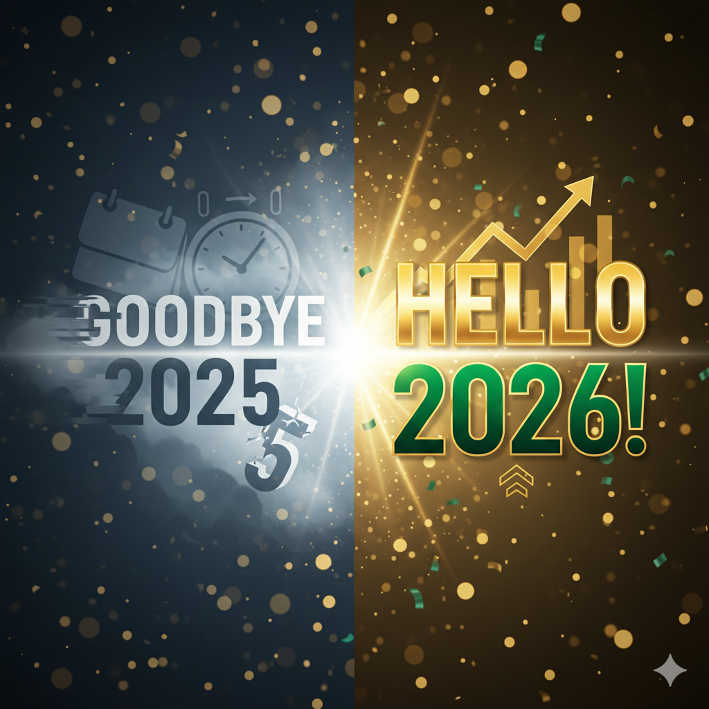 Good bye 2025, Hello 2026!